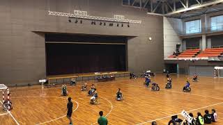 2018年 : 文部科学大臣杯第16回日本車椅子ハンドボール競技大会／予選リーグ : 大阪NRFvs大阪体育大学APES-A（前半）