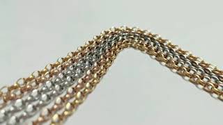 Oval Belcher Chain for jewelry design bag accessory... Resimi