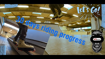 One month Inline skating progress