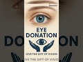 Gift Vision After Life, Brighten Two Lives | Eye Donation Awareness | Netravedam Eye Hospital
