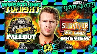 WILL OSPREAY is ALL ELITE | FULL GEAR Fallout | SURVIVOR SERIES: War Games Preview