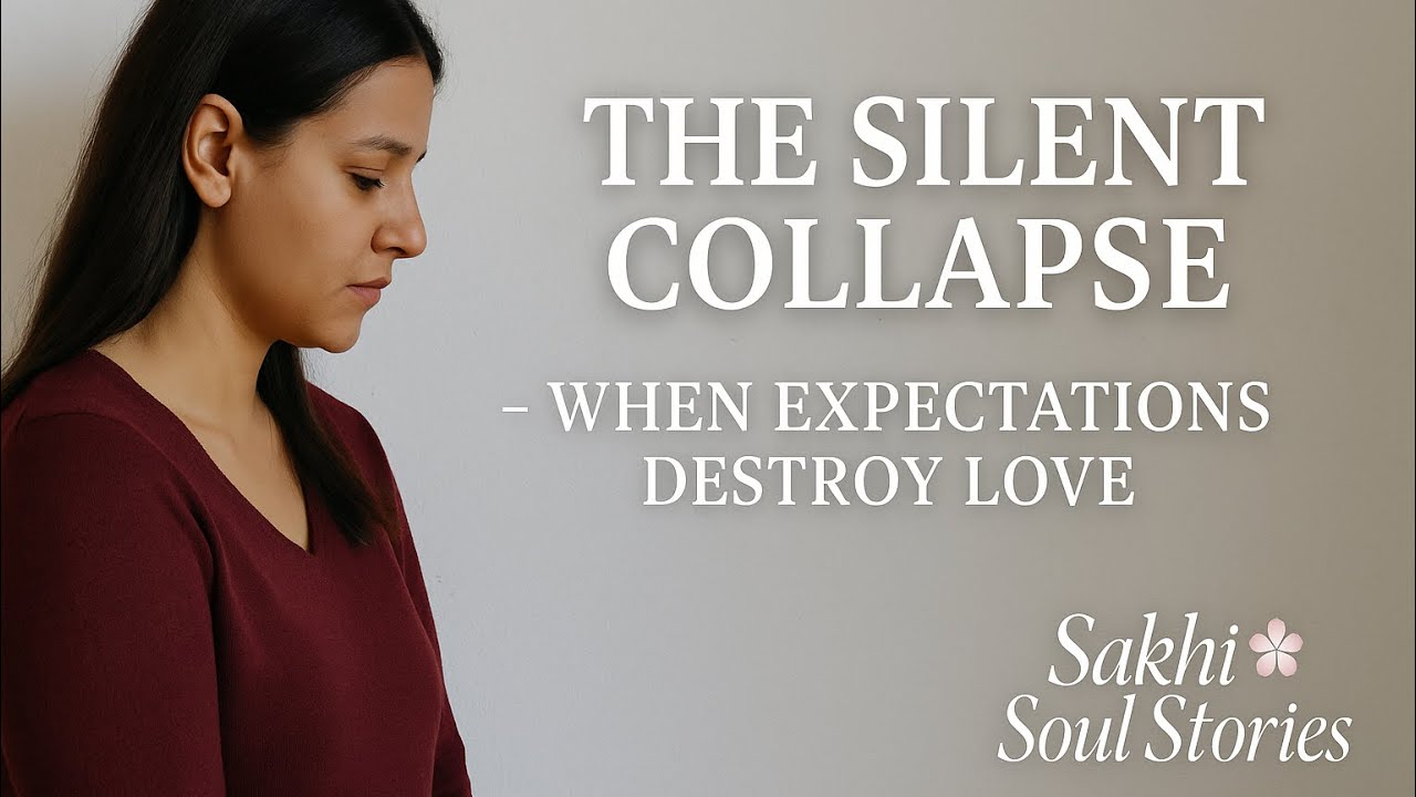The Silent Collapse — When Expectations Destroy Love | A Sakhi Soul Stories Reflection