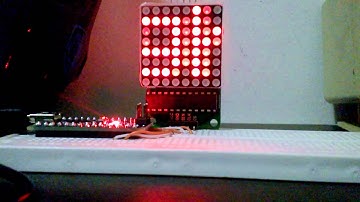Led matrix with deek robot arduino nano demo III