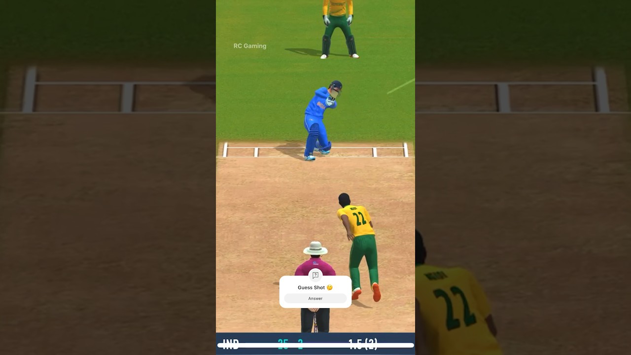Guess Shot 🤔 Real Cricket 24 #shorts #viral #cricket #gaming - YouTube