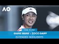 Qiang Wang v Coco Gauff Extended Highlights (1R) | Australian Open 2022