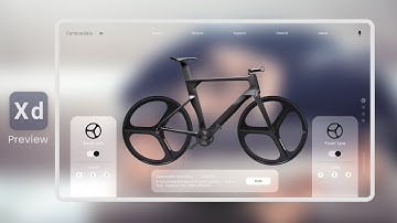 Bicycle tyre Speed Test website design using adobe xd, prototype.