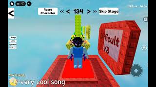 One jump per difficulty chart obby stages 122 to 140