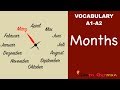 Learn German Vocabulary - Months in German (Monate)