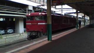 EF81 141 単機 新潟駅発車