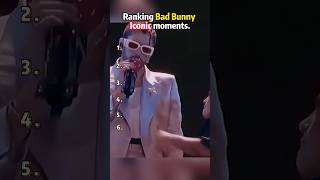 Ranking Bad Bunny Iconic moments Part2.#trending#ranking#bestmoments#popculture#funniest#BadB