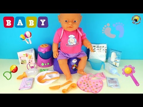 Играем пупсиком Беби