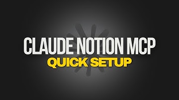 How to setup Notion MCP in Claude Desktop