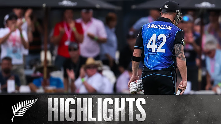 McCullum's Last ODI, Thrilling Trophy Decider | HIGHLIGHTS | BLACKCAPS v Australia | 3rd ODI, 2016