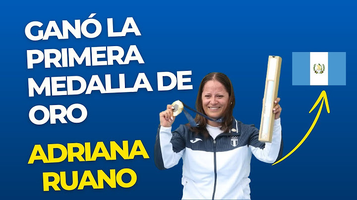 GUATEMALA hace HISTORIA! Adriana Ruano GANÓ la PRIMERA MEDALLA de ORO
