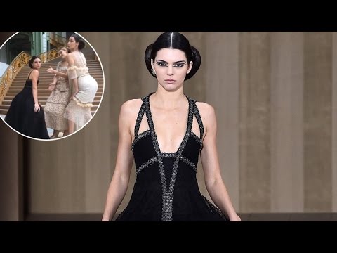 Watch Kendall Jenner Twerk in Chanel Couture With Gigi Hadid