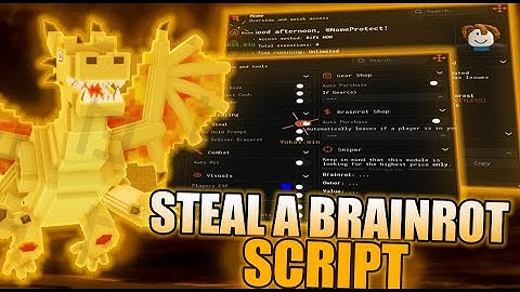 Steal A Brainrot Script *NO KEY* - New Invisible Steal 100% Working + Anti Hit, Brainrot Finder!