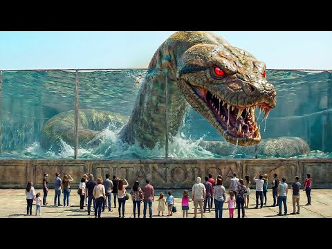 AI Adventure I Visited The Ancient Creature Aquarium Titanoboa Prehistoric Giant Sea Monsters 