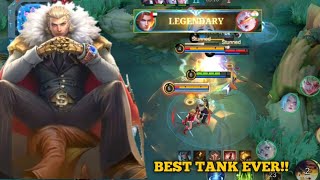 Legendary!! This Tigreal is Unstoppable No CD Ult!! They Reported me 💀💀 - Mobile Legends 
