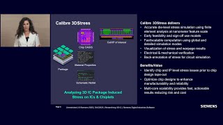 Calibre 3DStress - Chip-package Stress Analysis for 3D IC Designs