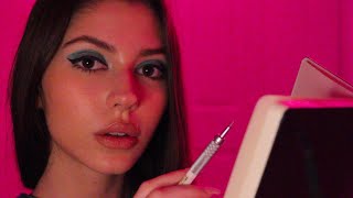 ASMR Caring Friend Sketches You In Class | Personal Attention