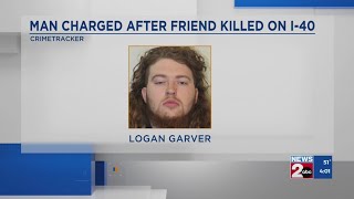 Man charged after friend killed on I-40