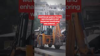 Why was the internet suspended for a road widening drive in Jaipur?