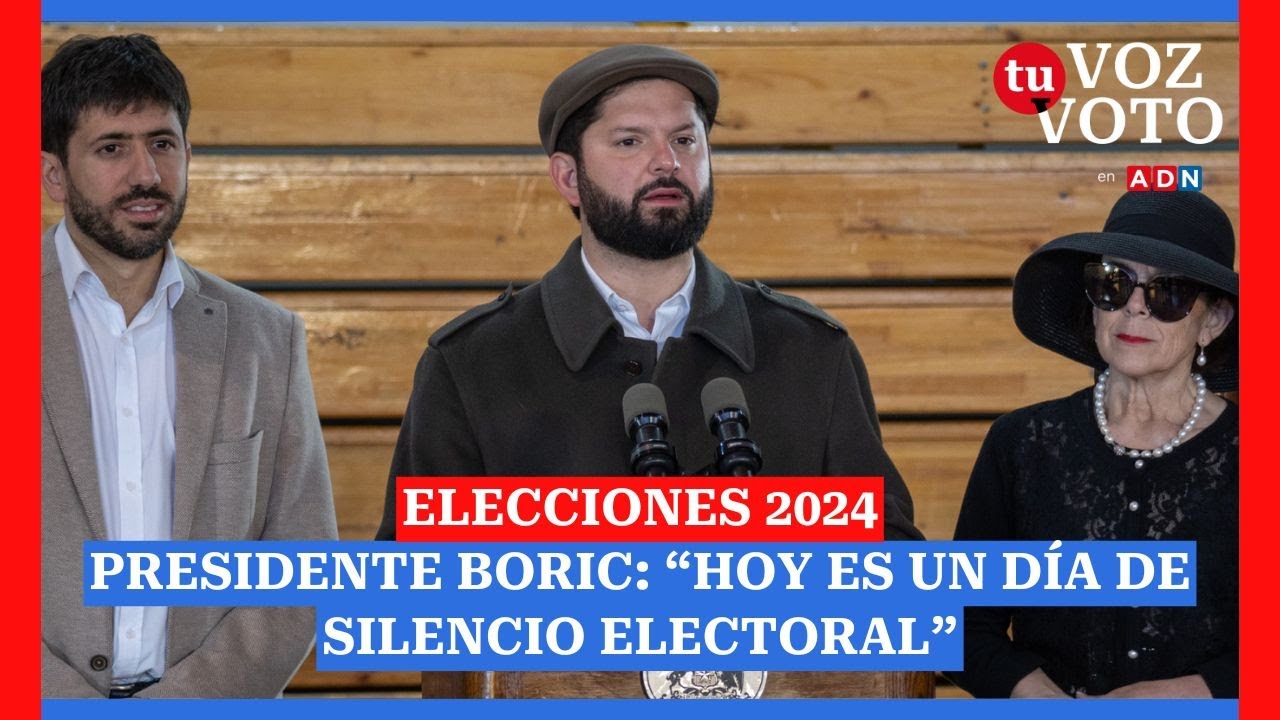🗳 Elecciones 2024 | Presidente Boric tras votar: "Hoy es un día de ...