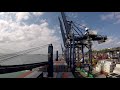 На судне через океан на Бразилию! Onboard container ship from Gibraltar toward Brazil. (Timelapse)