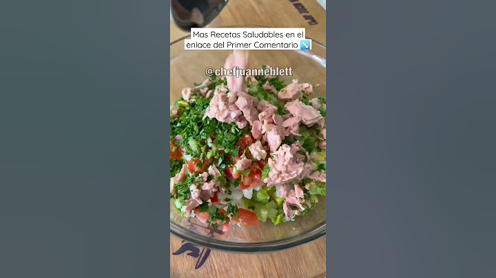 Ensalada de Aguacate y Atun super Rica para Bajar de Peso