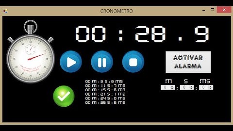 crear un cronometro en Visual Basic .net - parte 2
