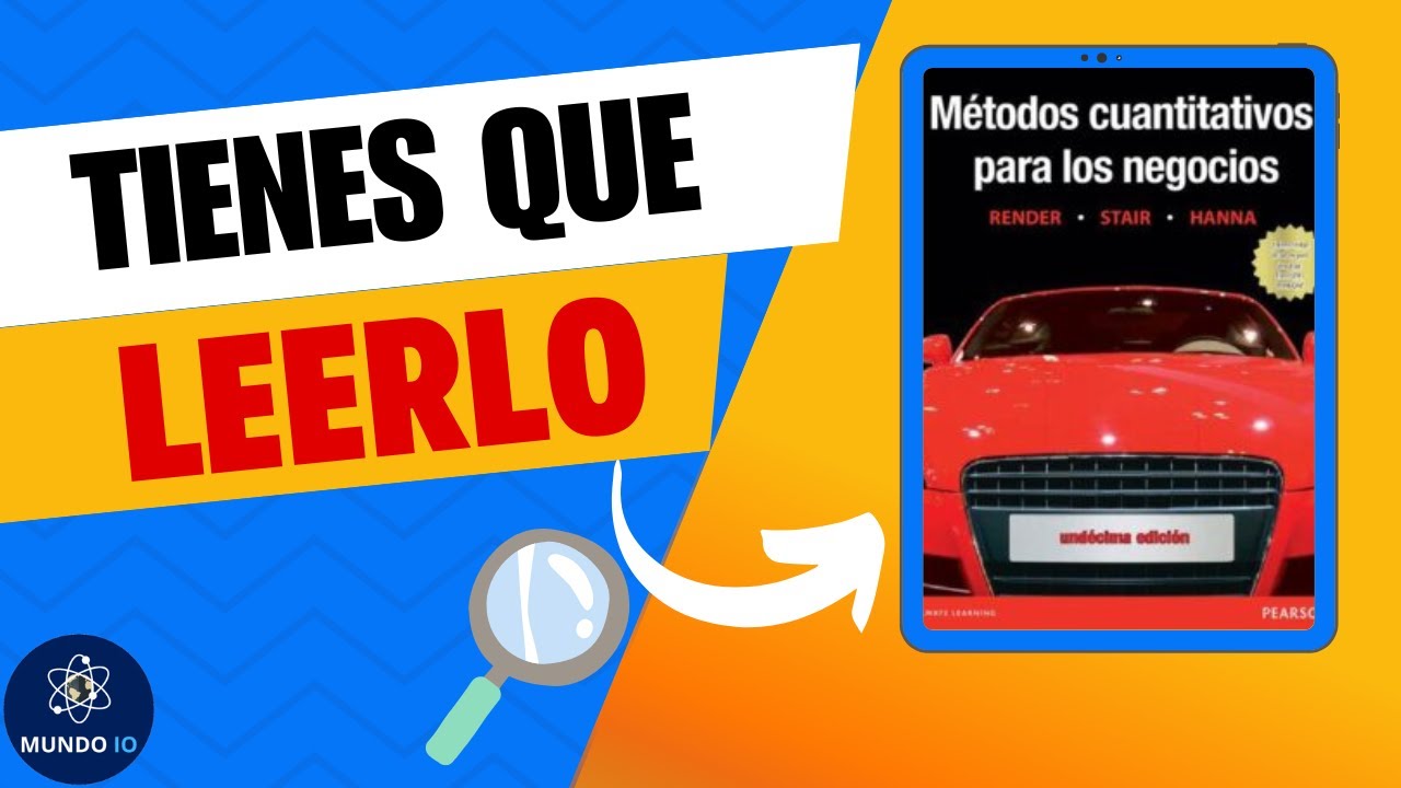 Analisis Libro: Métodos Cuantitativos para los Negocios de Render - YouTube