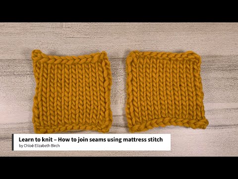 Learn to knit – How to knit stitch 