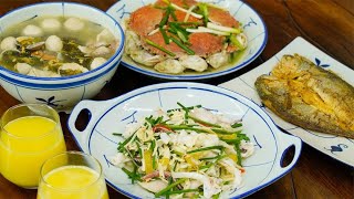一日一餐系列，潮汕人的家常海鮮小炒，原汁原味【潮州山哥】