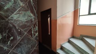 Old 1970s (generic mod) traction elevator in apartments @ Parados Velisariou, Kavala