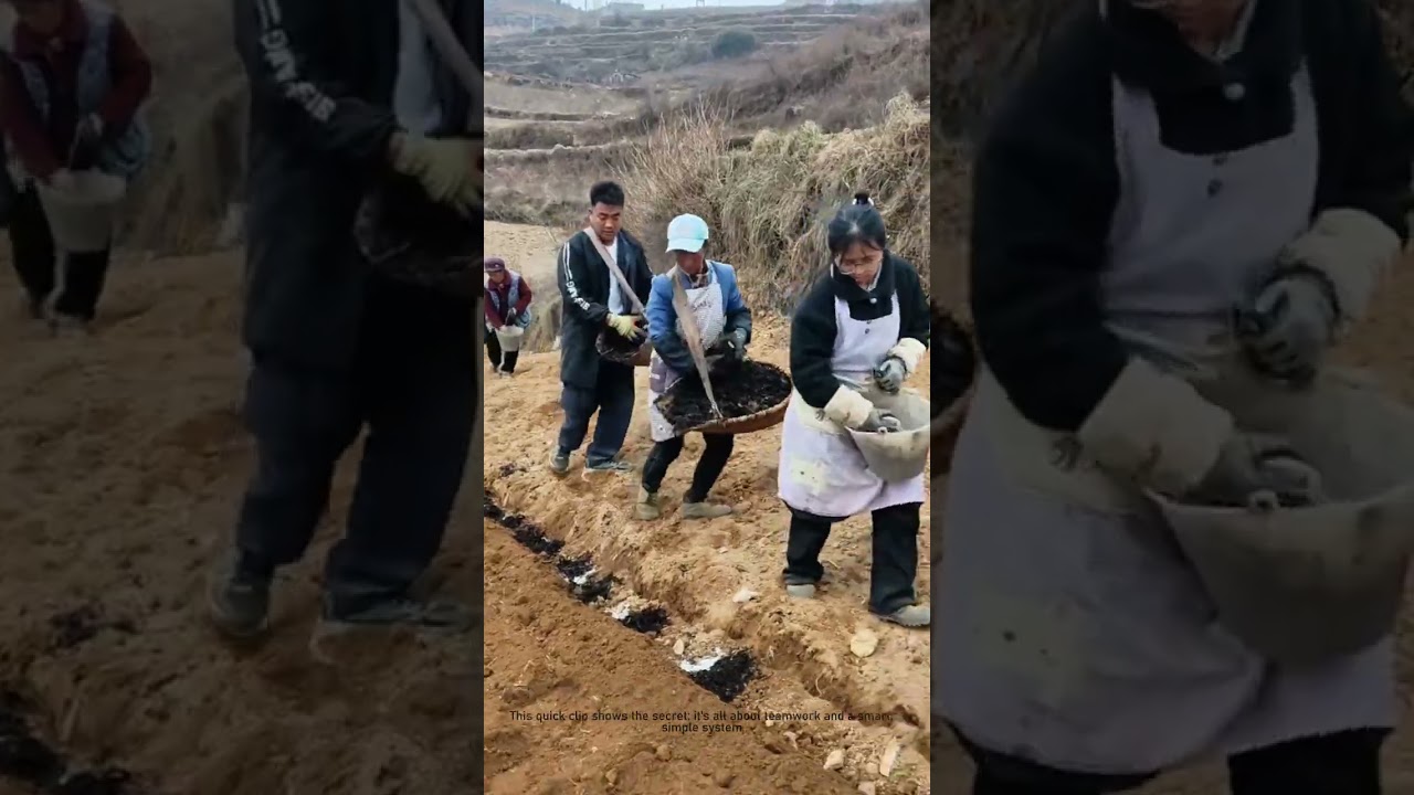 The Fastest Way to Plant Potatoes! 🥔 | Farming Hack