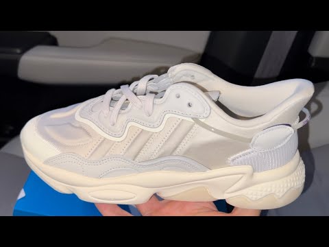 Adidas Ozweego Grey One Off White Shoes - YouTube