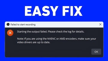 How to FIX Starting the Output Failed (OBS Studio)