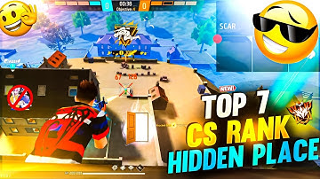 TOP 10 HIDDEN PLACES FOR CS RANK IN {BERMUDA MAP} AFTER NEW SEASON | cs rank tips and tricks