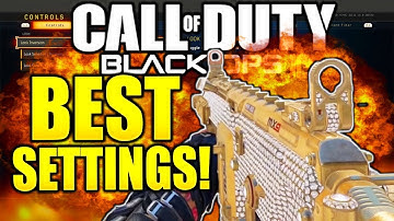 BEST SETTINGS BLACK OPS 4 PS4/XBOX COD BO4 BEST CONTROLLER SENSITIVITY AND CONSOLE SETTINGS BO4!