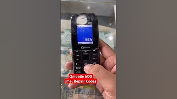 Qmobile 600 imei Repair Codes✅ #shorts#youtubeshorts