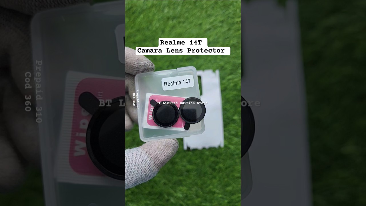 Realme 14T Camera Lens Protector & Back Lamination ! Realme 14T Accessories Combo 
