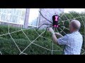 Halloween Spider Webs - How to Setup Your Giant Halloween Spider Web - www.spiderwebman.net