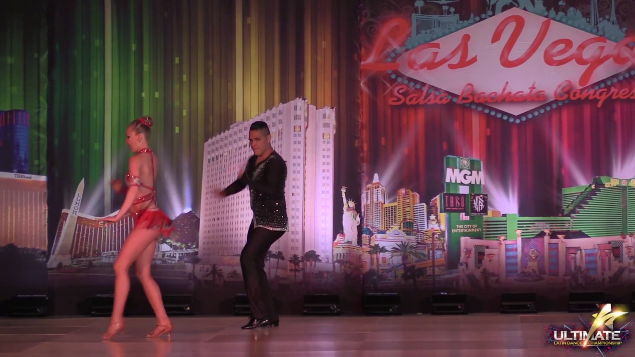 Javier & Katya 2nd Place Salsa Couples Finals ULDC Friday 2017 bachata dance