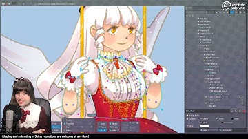 Twitch: How to rig a character for physics in Spine [Body, Wings, and Hair meshes]