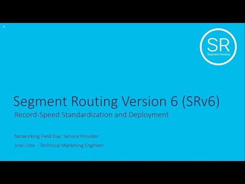 Cisco Segment Routing IPv6 (SRv6) - Record Speed Standardization and Deployment