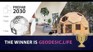 Architectural Contest - Prefab 2030 Winner: Geodesic.Life - Wooden Prefab Dome House - BIM Software screenshot 3