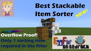 New! Overflow proof stackable item sorter.