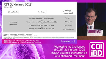 Treatment and/or Prevention or Recurrence of CDI
