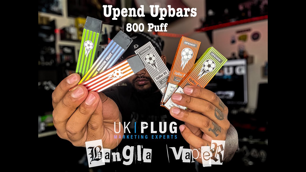 Upend Upbars 800 puff review. Disposable vape. UK . Bangla Vaper. Best