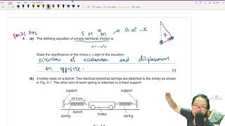 FM21 P42 Q4 Double Spring SHM | Feb/March 2021 | Cambridge A Level 9702 Physics